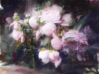 Pino Daeni - Impression oil painting.